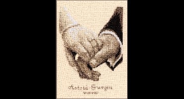 Vervaco - Telpakket kit - Huwelijk - Sepia - Huwelijksgeluk - PN-0011667 - Borduren - Borduurpakket - Borduurpakket Huwelijk - Borduurpakket volwassenen