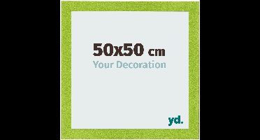 Your Decoration - Fotolijst 50x50 cm - MDF - Groen - Pisa