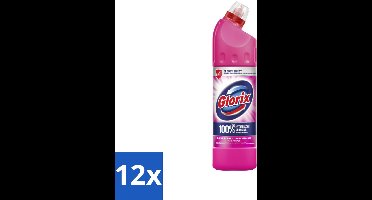 Glorix Bleek Pink Power 750 ml - Voordeelverpakking - 12 stuks