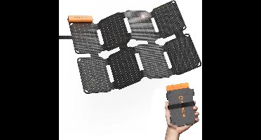 25W Mini Faltbares Solarpanel - Wasserdicht Tragbares Solarladegerät mit USB-A & USB-C für Power Stations, Smartphones, Tablets, Powerbanks - Perfect voor Outdoor en Camping