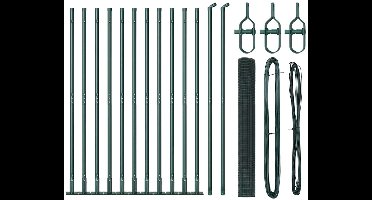 vidaXL - Hekpaal. - Groen