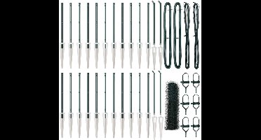 vidaXL - Hekpaal. - Groen