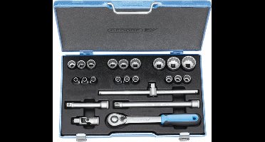Gedore 2545845 Dopsleutelset Metrisch 1/2 (12.5 mm) 23-delig