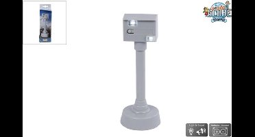 Kids Globe Flitspaal met Licht en Geluid, 12cm