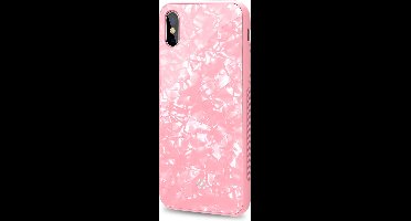 Celly Gelskin Siliconen hoesje - Geschikt voor Apple iPhone X/Xs - TPU Back cover - Roze