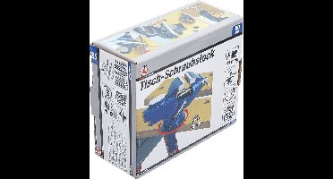 BGS Bankschroef - 60 mm - Gekartelde bek - Draaimechanisme 360 graden - Vaste en beweegbare bek