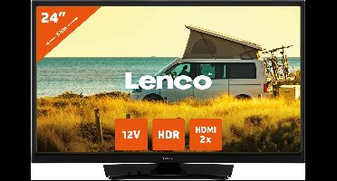 Lenco LED-2423BK - 24" LED Televisie met 12V Adapter - Zwart
