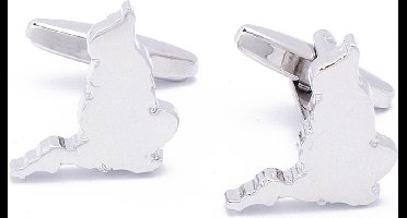 Manchetknopen - Engeland Kaart Outline