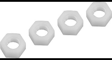 Team Corally - Nylon Nut M6 - 4 pcs