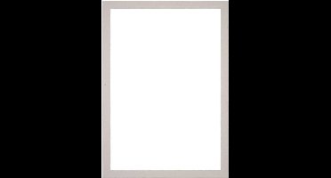 Passe-Partout Fotomaat 20x40 cm - Lijstmaat 33x48 cm - Grijs Graniet - Museumkarton - Fotolijst niet inbegrepen
