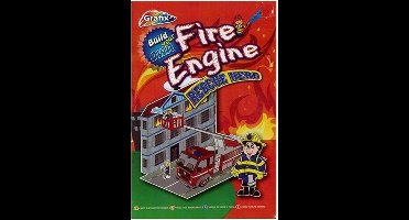 Make your own fire engine - Maak je eigen brandweer auto! - Brandweerwagen Bouwplaten boek