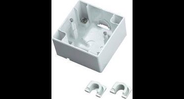 KOPP - Opbouwdoos voor Inbouwschakelmateriaal - Paris HK05 - 1-voudig - Arctic Glans Wit