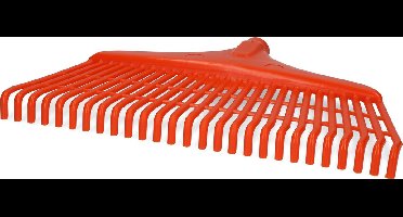 Excellent - Blad- Tuin- en Gazon hark - 40 CM - Handhark - Grashark - Hark zonder steel - 27 tanden - Rood