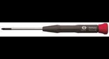 C.K T4882X 000 Elektronica en fijnmechanica Kruiskop schroevendraaier PH 000 Koplengte: 60 mm