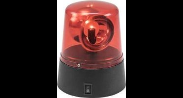 EUROLITE LED Mini Police zwaailicht – Rood, USB of Batterij