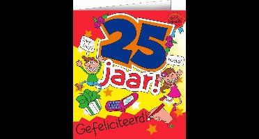 Wenskaarten - 25jr cartoon