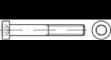 TOOLCRAFT 1068368 Cilinderschroeven M5 10 mm Binnenzeskant (inbus) DIN 7984 RVS A2 100 stuk(s)