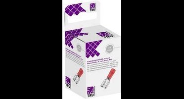 TRU COMPONENTS T1904C038 Assortiment hulzen voor platte stekkers Insteekbreedte: 6.30 mm Insteekdikte: 0.80 mm 180 ° De