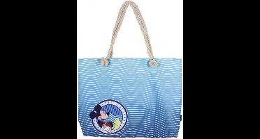 Strandtas Mickey Mouse 72926 Marineblauw Katoen