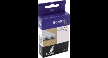 Schoolbordkrijt wit 12 stuks