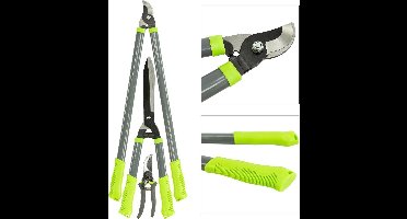 Pro Garden Tuingereedschap - Set - 3 Stuks - Heggenschaar - Snoeischaar - Takkenschaar