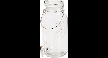 Cosy&Trendy Sapdispenser met kraan - glas - 3,75L