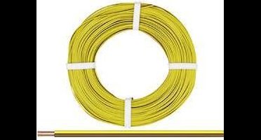 Donau Elektronik 218-38-25 Draad 2 x 0.14 mm² Bruin, Geel 25 m