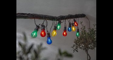 RTM Lighting Feestverlichting 405cm met 10 lampjes -Multicolor (RGB)