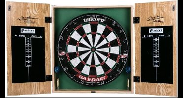 Gary Anderson - Home Darts Centre - Dartbord - Kabinet - dartpijlen
