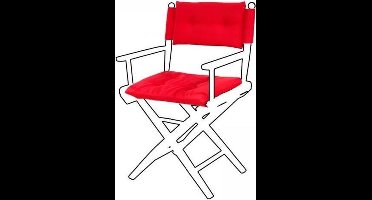 Regisseursstoel Teak DeLuxe met Forza Sand kussenset