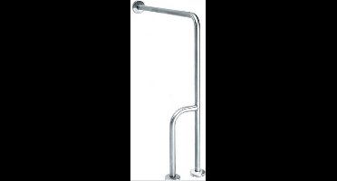 MediQoline | Wand tot vloergreep | RVS met extra stang | Rechts