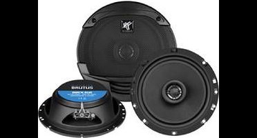 Hifonics BRX62 - Autospeaker - 16,5cm 2 weg coaxiale luidsprekers - 180 Watt - ondiepe shallow fit speakers