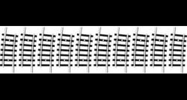 N Minitrix rails 14919 Gebogen rails 7.5 ° 261.8 mm 10 stuk(s)