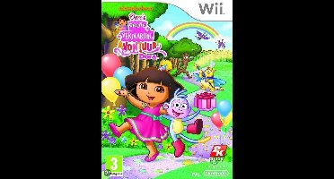Dora Nintendo Wii spel  "Dora's grote verjaardag avontuur"