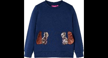 vidaXL - Kindertrui - 116 - marineblauw