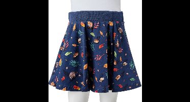 vidaXL-Kinderrok-dierenprint-140-marineblauw