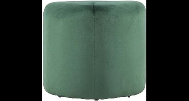 Peg poef Ø46cm velours groen.