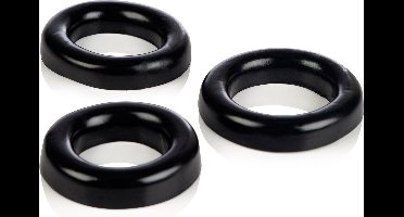 Colt - Cockring Set - Zwart - 3 Ringen - Ø 60 mm