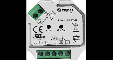 HOFTRONIC - Zigbee mini LED-dimmer/ontvanger - Draadloos - Fase afsnijding - max. 400 Watt - IP20