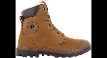 PALLADIUM Pampa Sport Cuff WPS - Heren Laarzen Schoenen Boots Gevoerd Leer Bruin 72992-697-M - Maat EU 47 UK 12