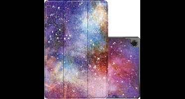 Hoes - Geschikt voor Samsung Galaxy Tab A9 - Dun & Stevig - Trifold Bookcase - Hard Cover - Hardcover Book Case - Tablet Hoesje - Galaxy