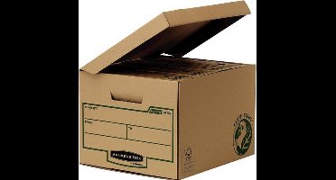 Bankers Box Earth - Archiefdozen - flip top Kubus - Bruin - 10 stuks