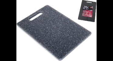 Gerimport - Snijplank keuken/voedsel - Antraciet - Kunststof - 24 x 34 cm