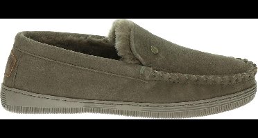 Warmbat Grizzly Suede Heren Sloffen - Pebble