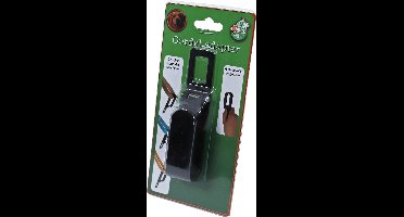 Gordeladapter met clicksluiting zwart