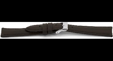 Horlogeband Universeel G346 Leder Bruin 20mm