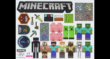 Minecraft Build a Level Magnets (PP6734MCF)