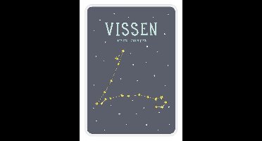Milestone - Sterrenbeeld Posterkaart - Vissen