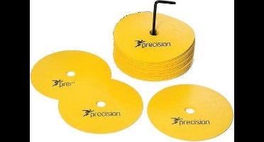 Precision Veldmarkering 15 X 15 Cm Medium Rubber Geel 20 Stuks