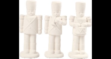 Creotime Notenkraker 14 Cm Terracotta Wit 3 Stuks